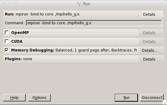 Code feature window
