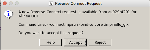 Reverse connect request